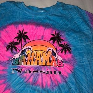 Tie die Bahamas shirt!